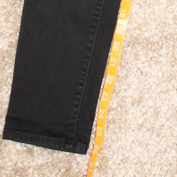 EUC Black J Crew 8" Toothpick Jeans - Size 29 - Picture 4 of 4